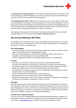 Key Account Manager (80-100%)
