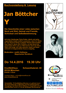 Jan Böttcher - Interkulturelles Forum München