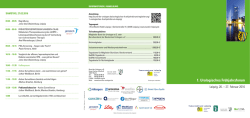 1. Urologisches Fr&uuml;hjahrsforum