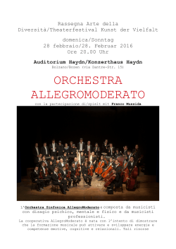 Locandina - Orchestra Allegro Moderato