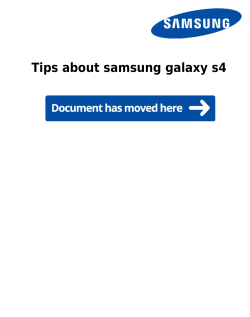 Tips about samsung galaxy s4