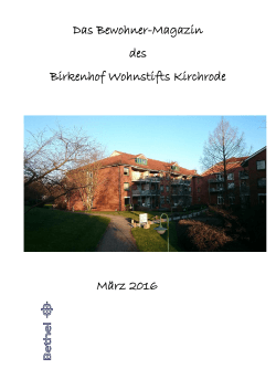 03/2016 - Birkenhof Wohnstift Kirchrode