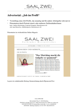 Job im Profil_Advertorial_Factsheet