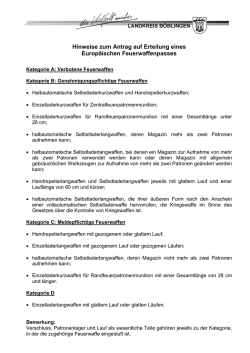 Infos zum Antrag auf Erteilung EFP