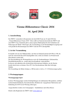 Vienna Höhenstrasse Classic 2016 16. April 2016