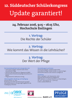 Update garantiert! - Hochschule Esslingen