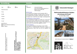 Programm - Clusterinitiative Forst und Holz Baden