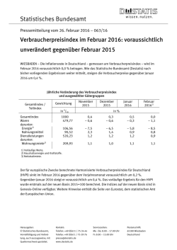 voraussichtlich unver&auml;ndert gegen&uuml;ber Februar 2015 (PDF, 67 kB
