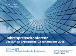 Jahrespressekonferenz