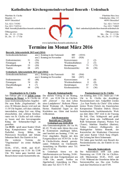 Die Termin&uuml;bersicht f&uuml;r M&auml;rz als Download.