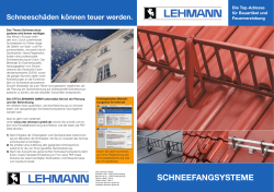 schneefangsysteme - Otto Lehmann GmbH