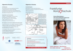 FHS Spezial 1 - Frankfurter Hormonschule