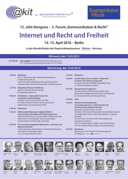 Internet und Recht und Freiheit
