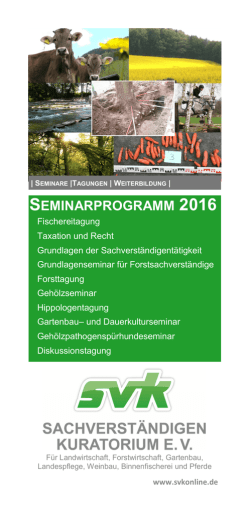 Jahresprogramm 2016