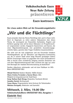 Infos - Volkshochschule Essen