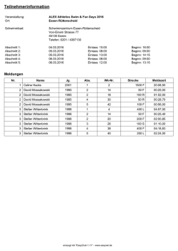 Teilnehmerinfo