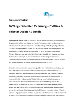 DVBLink & Telestar Digibit R1 Bundle