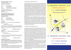 Programm Emission Control 2016