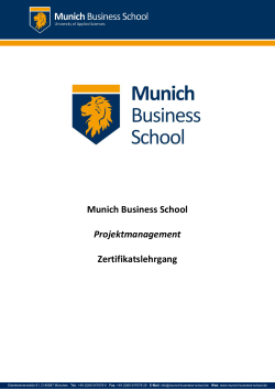 Hajo Fritz - Munich Business School