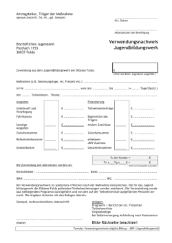 JBW F&ouml;rderung Religi&ouml;se Bildung