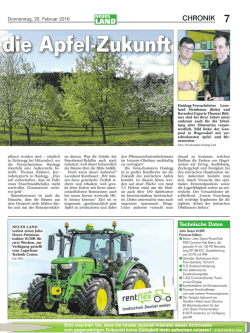 r geht`s um die Apfel-Zukunft