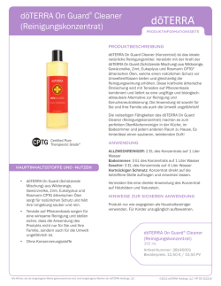 dōTERRA On Guard&reg; Cleaner
