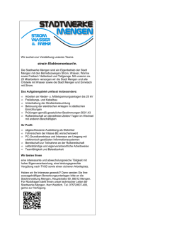 eine/n Elektromonteur/in