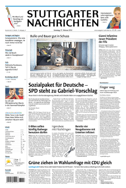 Leseprobe zum Titel: Stuttgarter Nachrichten (27.02
