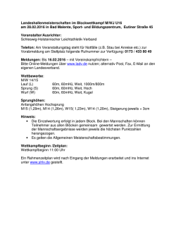 28.02.2016 SHLV LM-Halle Block Jugend U16 Bad