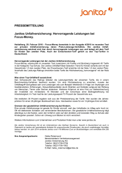 lesen - Janitos Versicherung AG