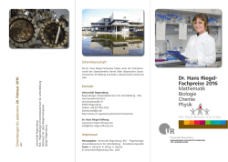 Informations- und Anmeldefaltblatt