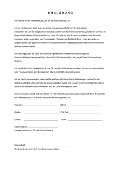 Disclaimer Stuhleck