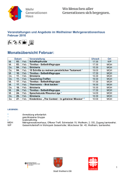 Newsletter_02_2016 - Stadt Weilheim Online