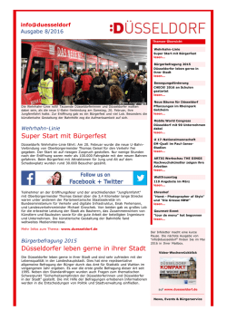 info@duesseldorf - Ausgabe 8/2016