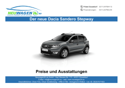 Sandero Stepway - Neuwagen24.eu