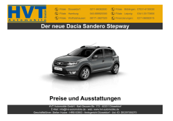 Sandero Stepway - HVT Automobile GmbH