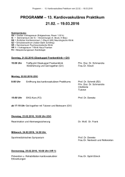 Programm - Rhön Klinikum AG