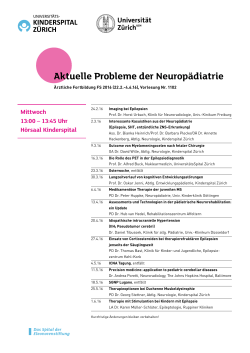 Aktuelle Probleme der Neuropädiatrie