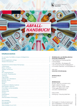 Abfallhandbuch 2016