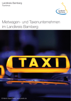 Mietwagen- und Taxenunternehmen im Landkreis Bamberg