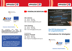 Informationen f&uuml;r Arbeitgeber