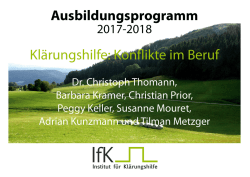 - Institut für Klärungshilfe
