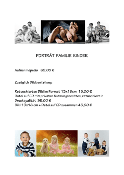 porträt familie kinder - Fotografie Fromberger