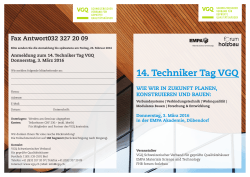 14. Techniker Tag VGQ - Forum