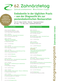 Kongressprogramm