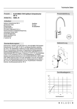 Technisches Datenblatt PDF Datei - 73.48 KB