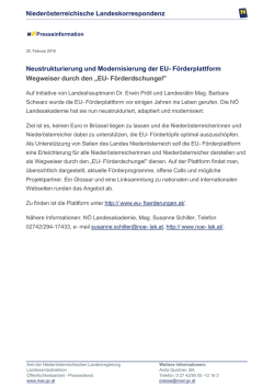 Seite als PDF speichern - Das Land Niederösterreich