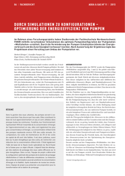 DURCH SIMULATIONEN ZU KONFIGURATIONEN