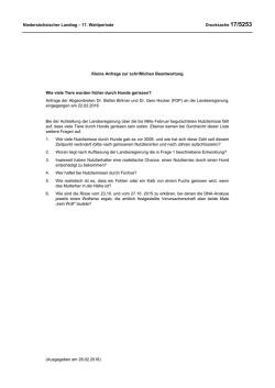 Drs. 17/5253 - Nieders&auml;chsischer Landtag