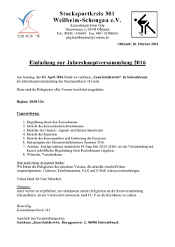 Jahreshauptversammlung - bev-kreis-301